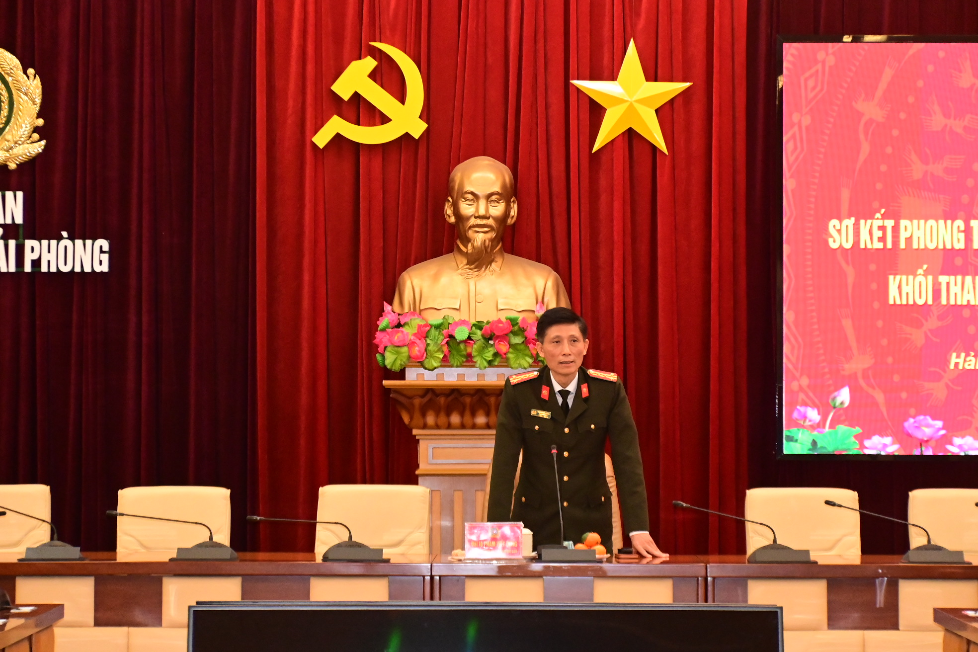 Khối Tham mưu – Xây dựng lực lượng – Hậu cần CATP: Sơ kết phong trào thi đua “Vì ANTQ” Qúy 1 năm 2025
